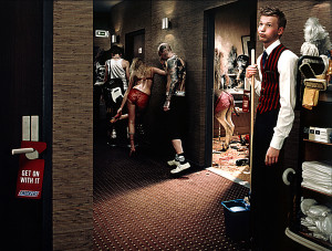 Erwin Olaf fotoshoot for Snickers